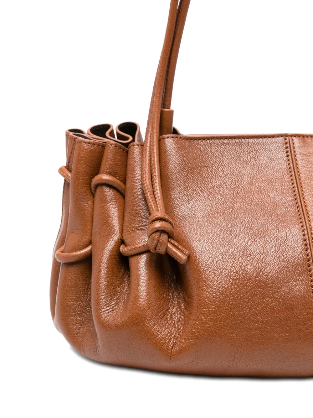Hereu Women Arta Medium Leather Shoulder Bag In Brown