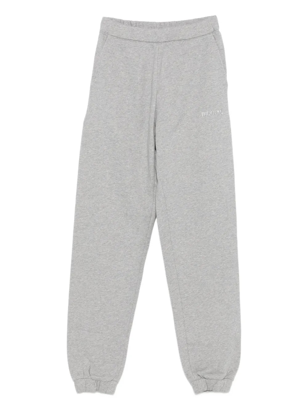The Attico embroidered-logo track pants Grijs