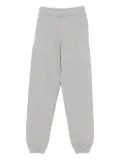 The Attico embroidered-logo track pants - Grey