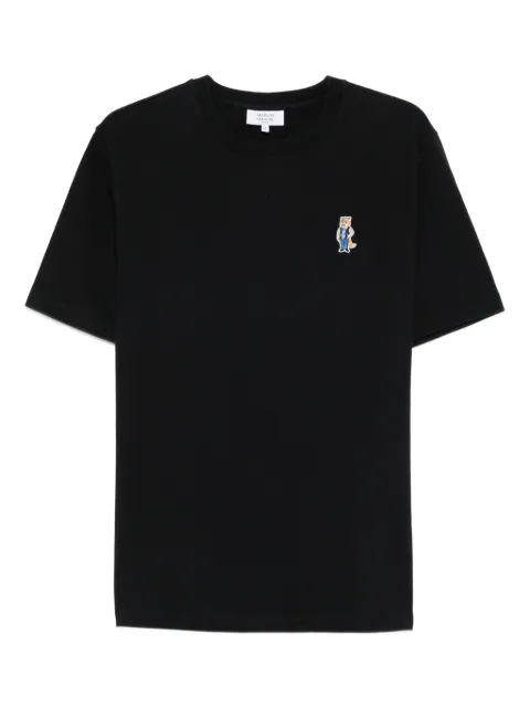 Maison Kitsuné Dressed Fox embroidered cotton T-shirt
