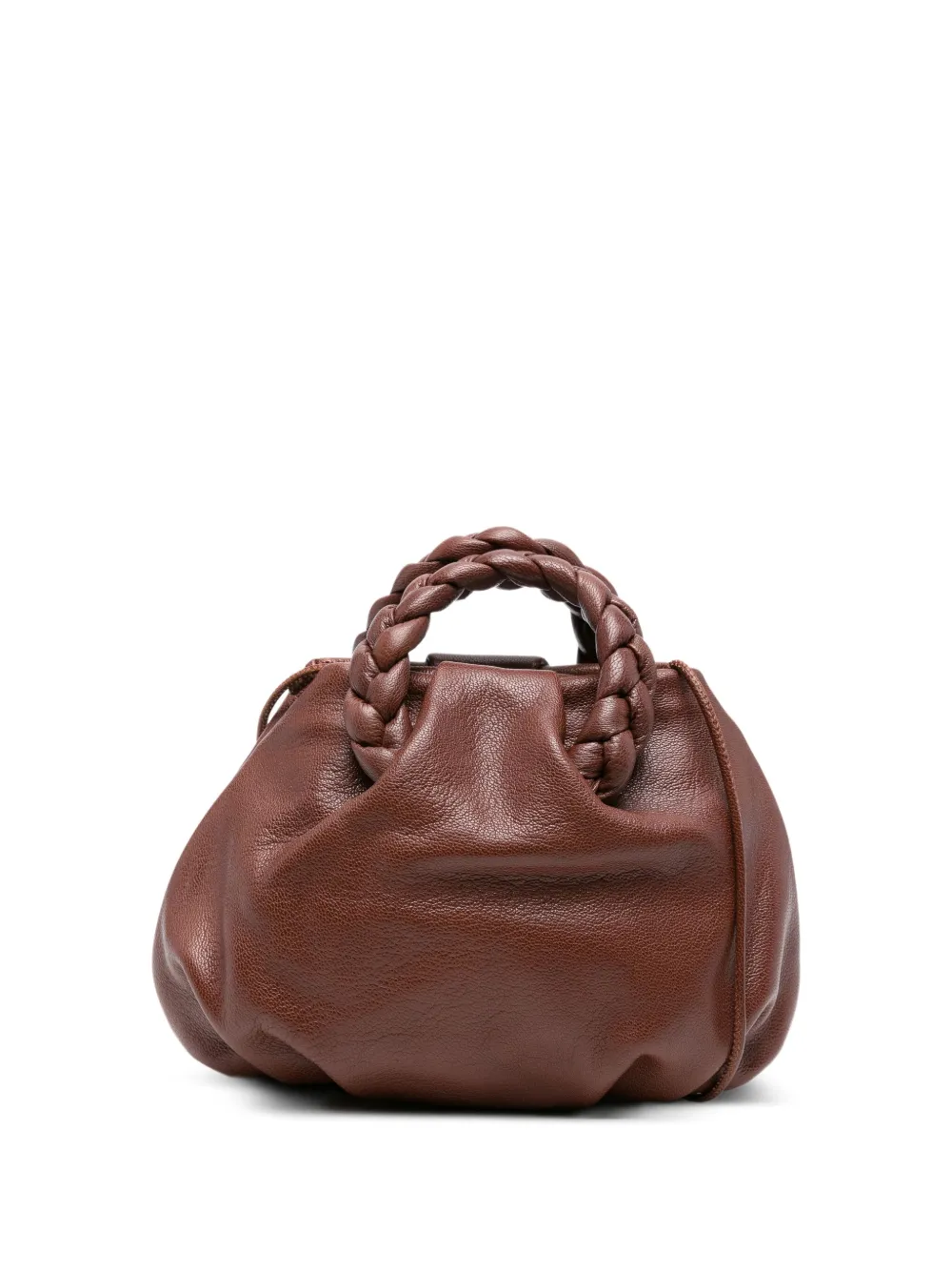 Bombon braided-handle tote bag