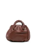 Hereu Bombon braided-handle tote bag - Brown