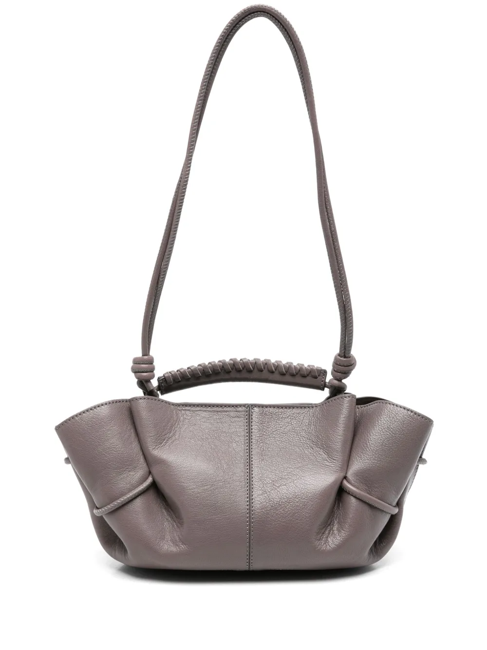Arta braided-handle shoulder bag