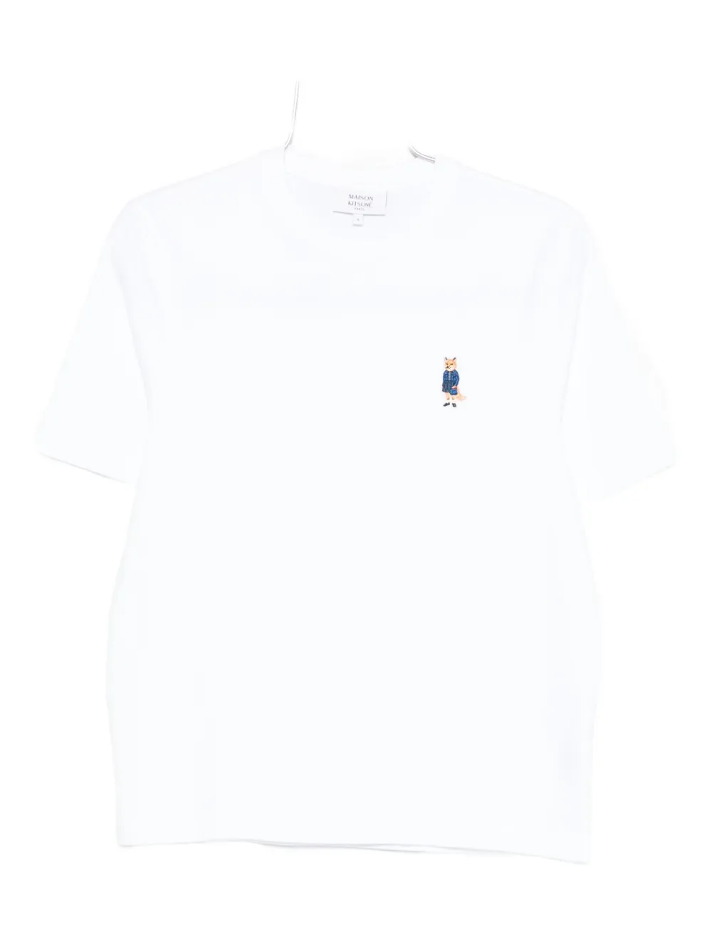 Maison Kitsuné Dressed Fox Comfort Tee-shirt In White