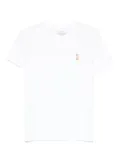 Maison Kitsuné Standing Fox embroidered T-shirt - White