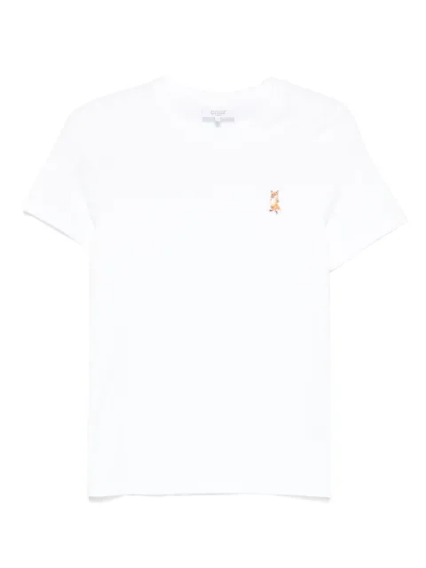 Maison Kitsuné تيشيرت بتطريز 'ستانينغ فوكس'