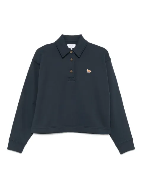 Maison Kitsuné fox-embroidered polo top