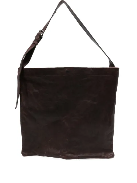 SOMMET buckle-strap leather tote bag