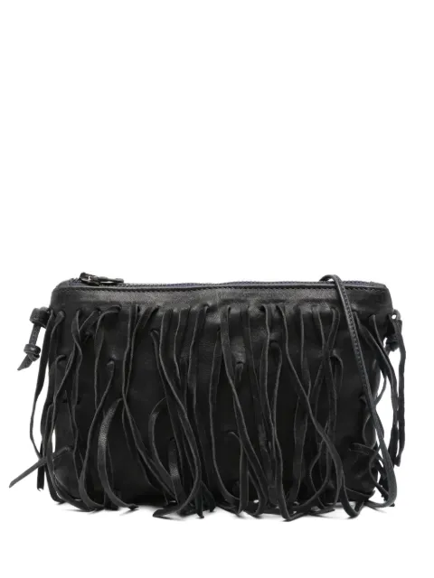 SOMMET fringes leather bag