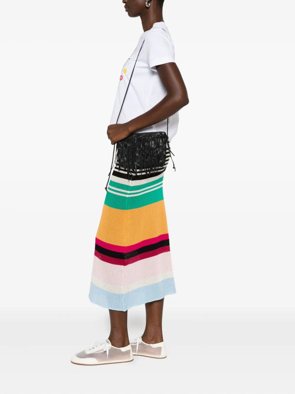 SOMMET fringes leather bag | Image 2