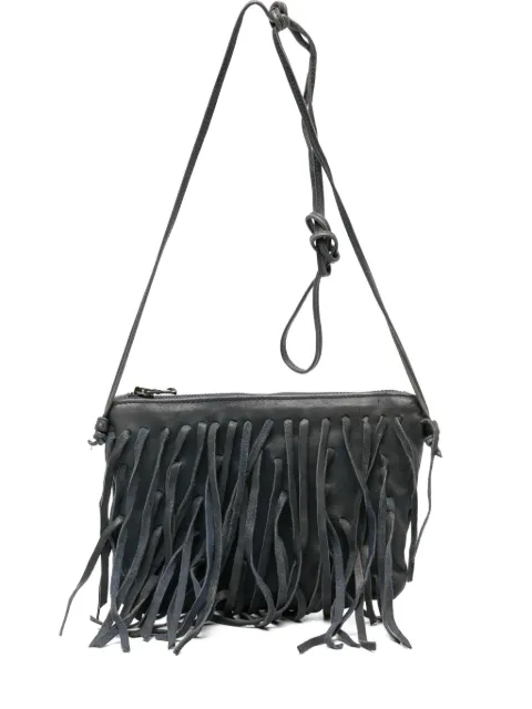 SOMMET small fringe leather crossbody bag