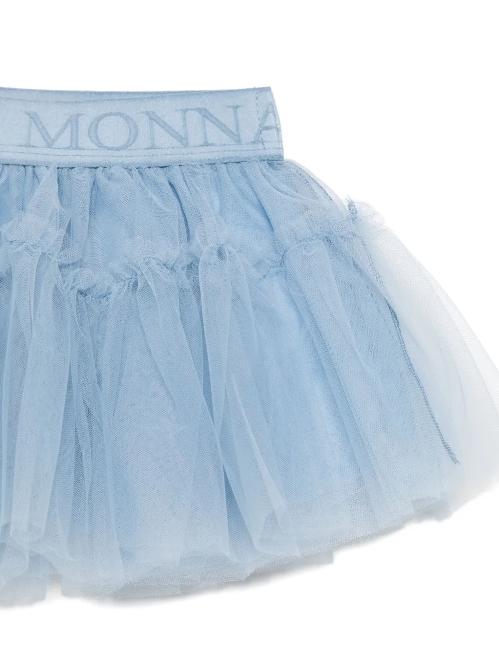 Monnalisa Tulen rok met ruches Blauw