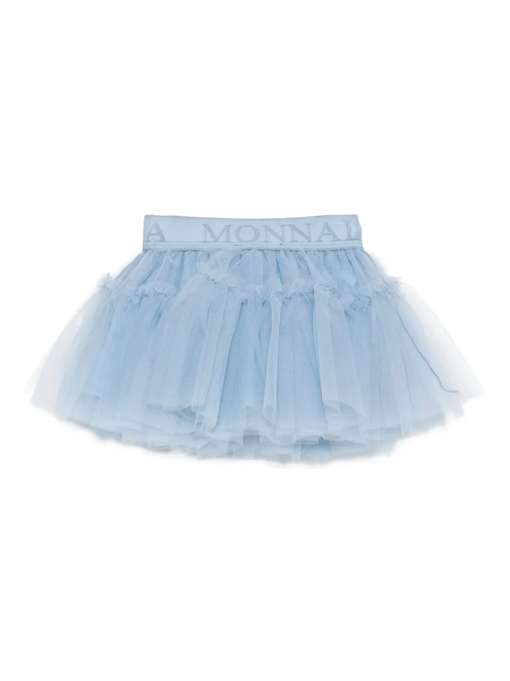 Monnalisa Ruffled Tulle Skirt In Blue
