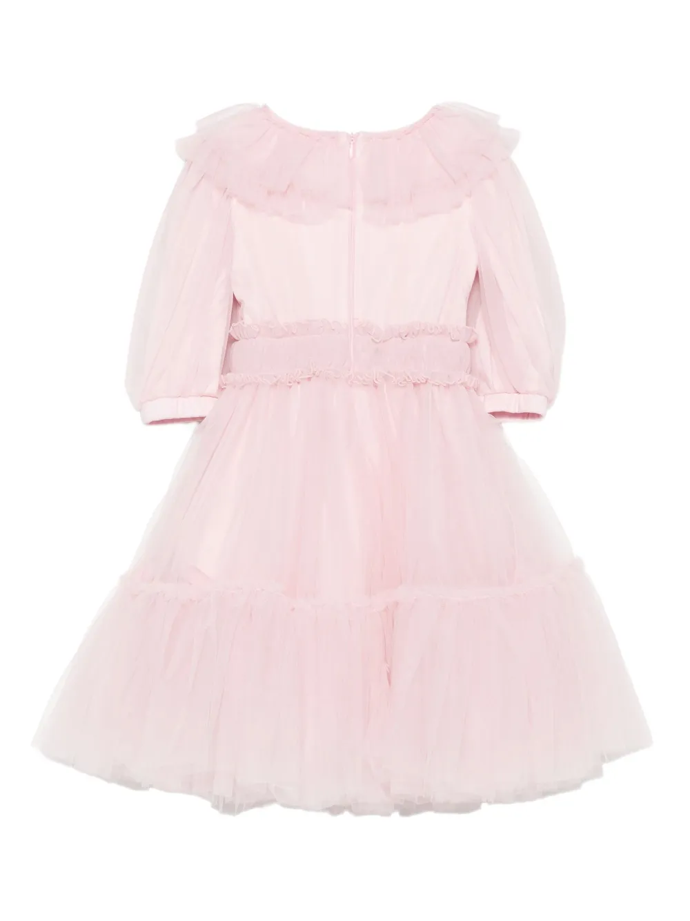 Monnalisa Tulen jurk Roze