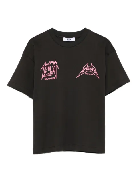MSGM Kids logo-print cotton T-shirt