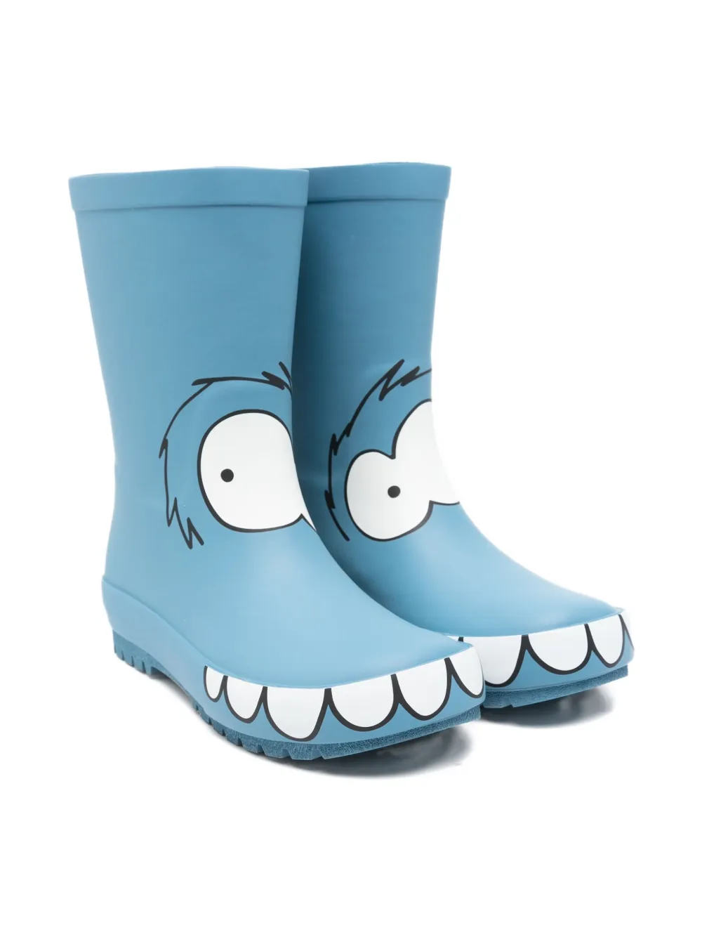 Stella McCartney Kids Laarzen met textuur Blauw