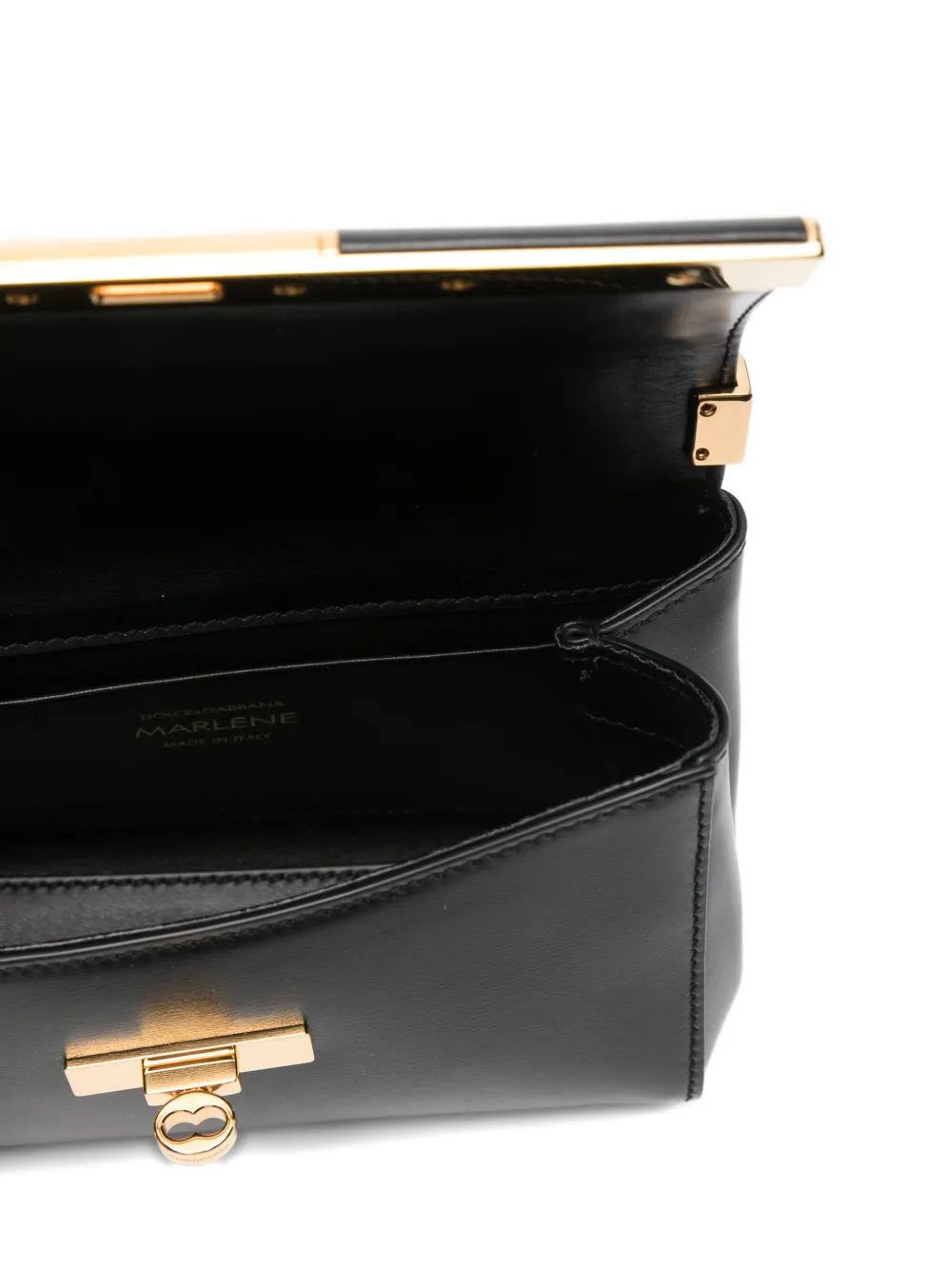 Dolce & Gabbana Mini Marlene City Shoulder Bag In Black