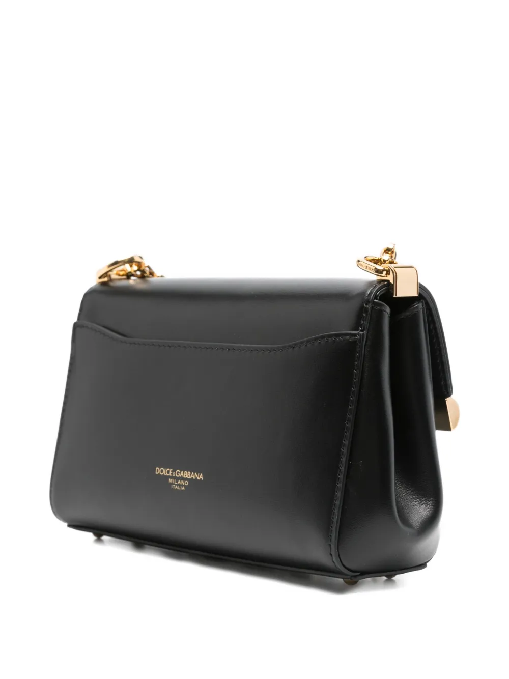Dolce & Gabbana Mini Marlene City Shoulder Bag In Black