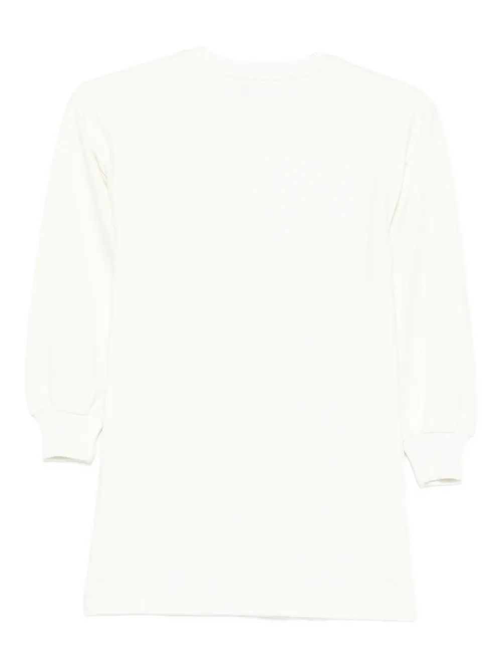 Moschino Kids Katoenen top met teddy-logo Wit