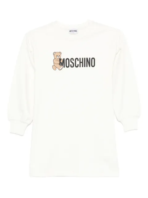 Moschino Kids teddy-logo cotton top