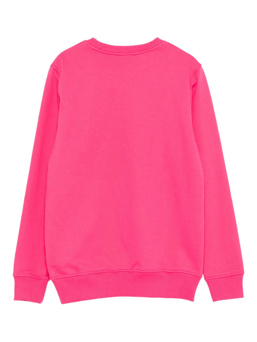 Moschino Kids cotton teddy-print sweatshirt Roze
