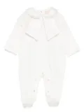 Elisabetta Franchi La Mia Bambina Peter Pan-collar romper - White