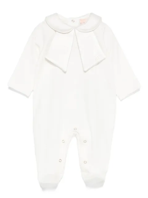Elisabetta Franchi La Mia Bambina Peter Pan-collar romper