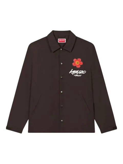 Kenzo x Futura 2000 Hemdjacke mit Blumendetail
