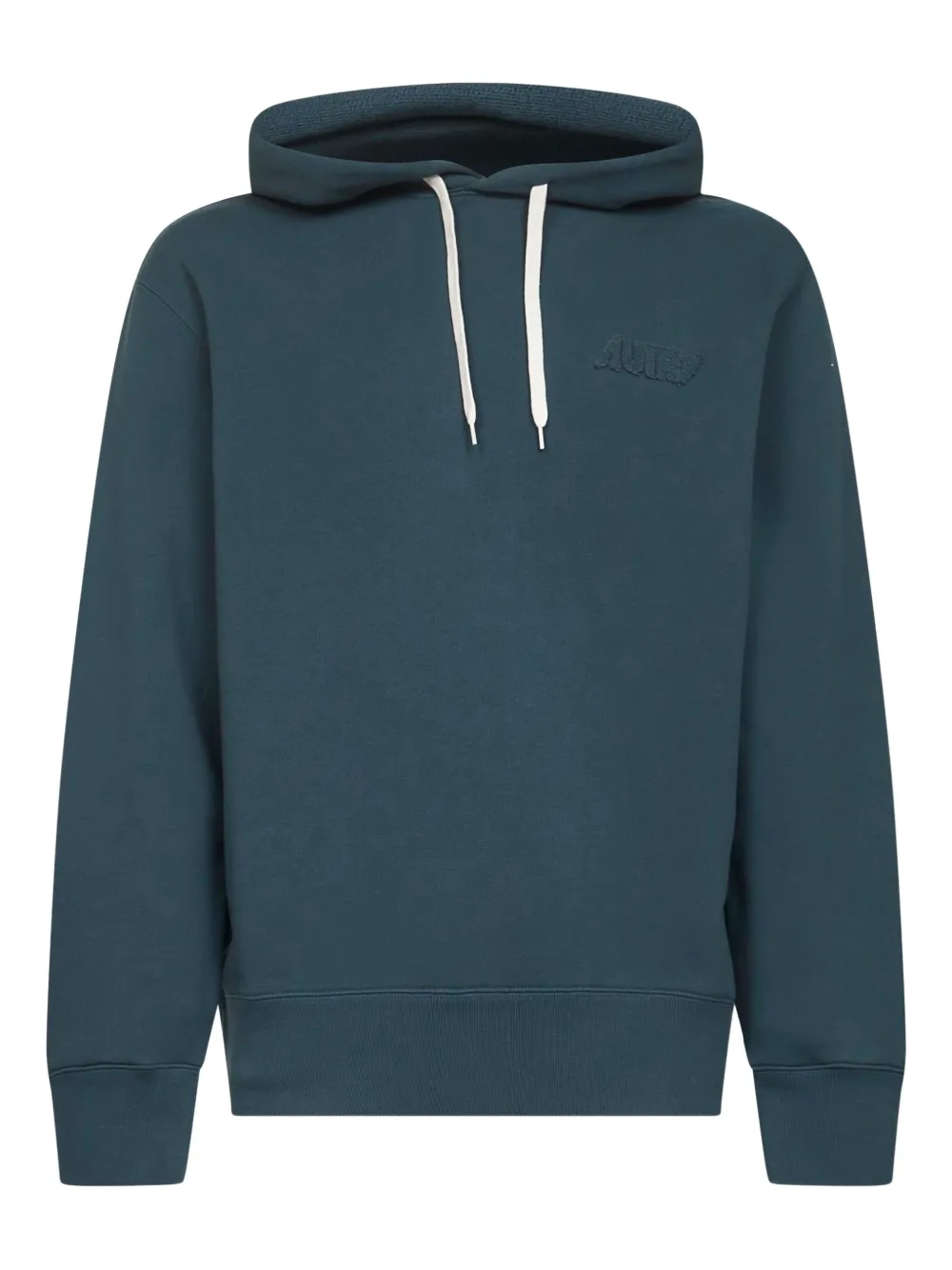 Autry Katoenen sweater met trekkoord en capuchon Groen