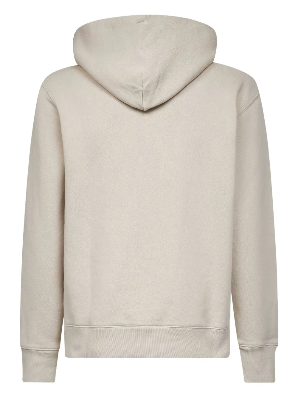 Autry Katoenen trui met trekkoord en capuchon Beige