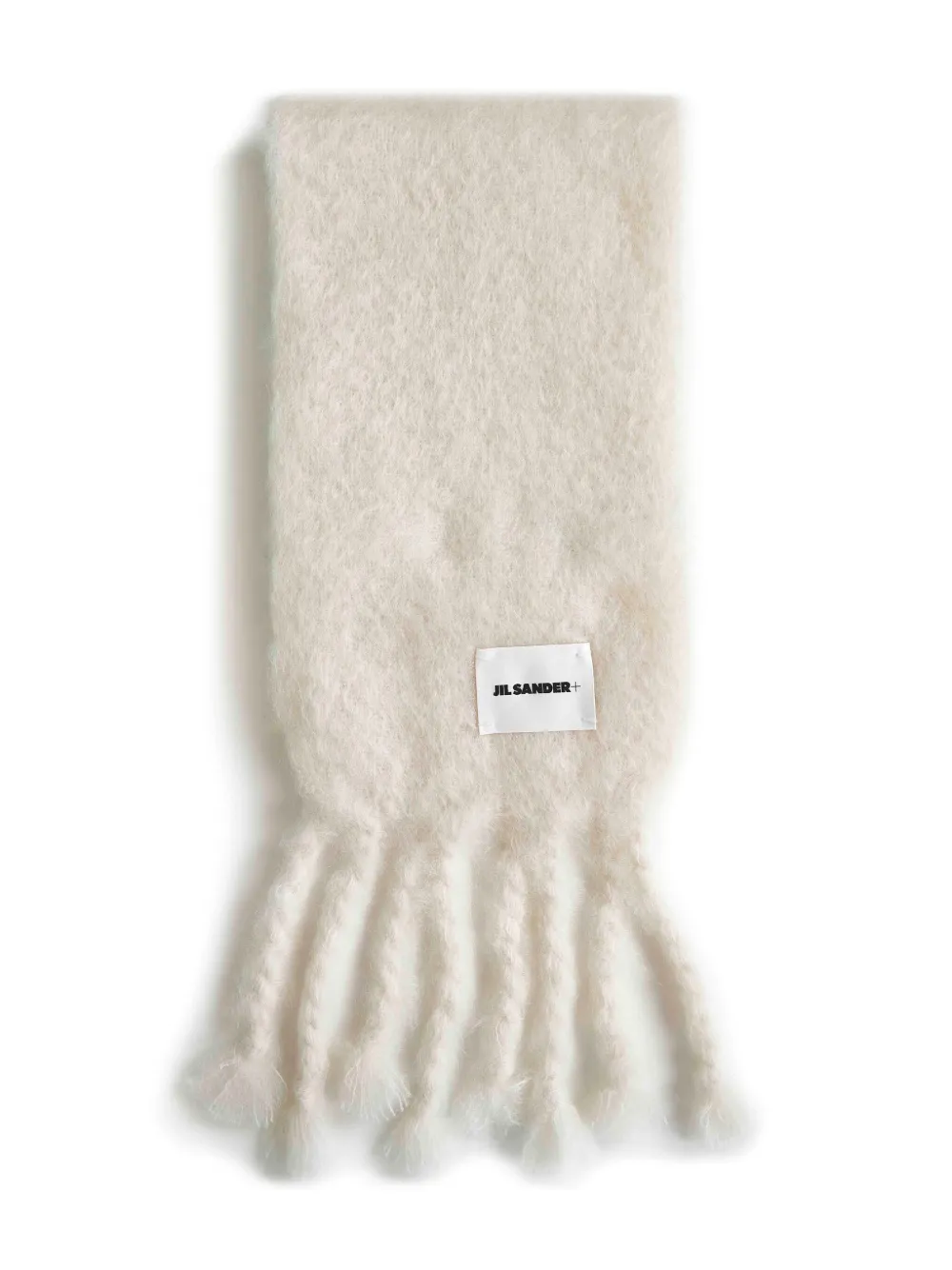 + fringed scarf