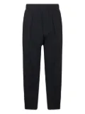 Giorgio Armani pleated elasticated trousers - Blue