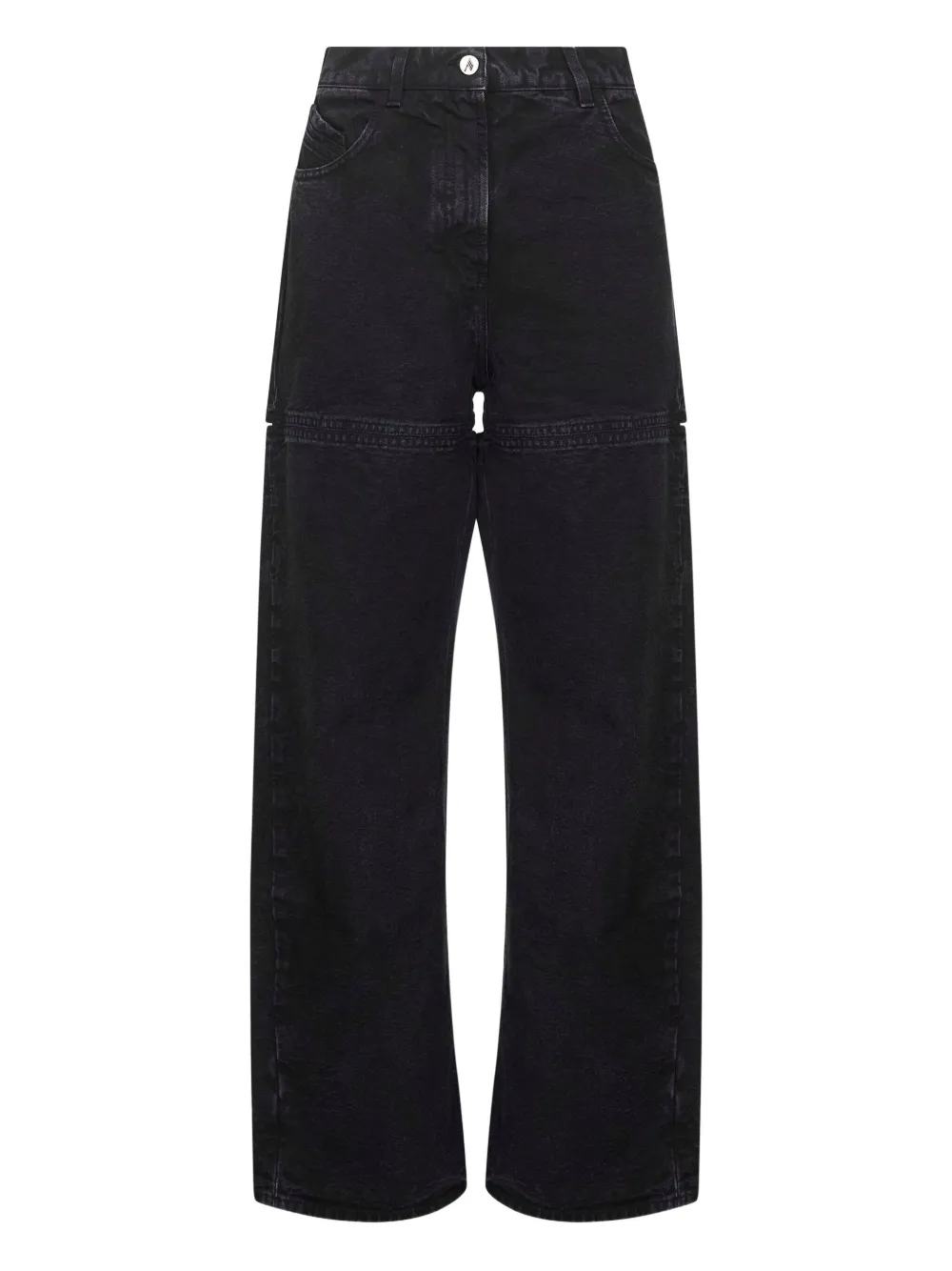 The Attico Uitgesneden jeans Zwart