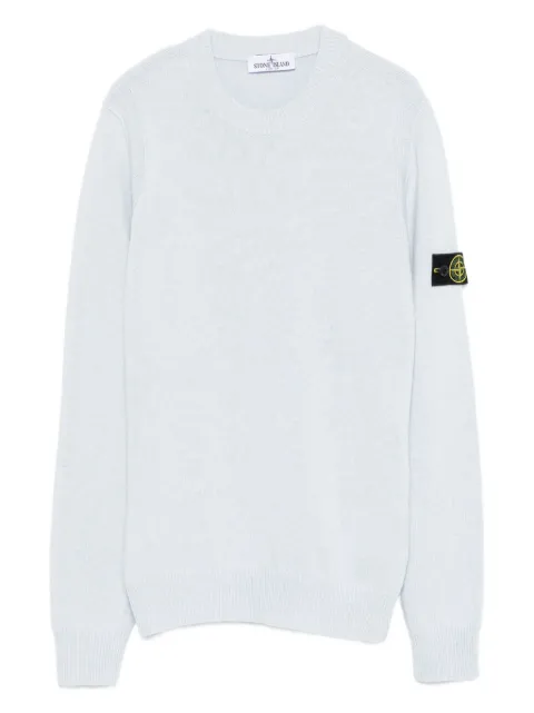 Stone Island Junior Pullover mit Logo-Patch