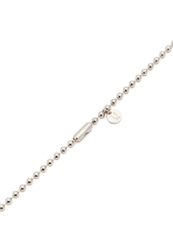 Undercover logo-charm Necklace | Silver | FARFETCH
