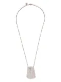 Undercover logo-charm necklace - Silver