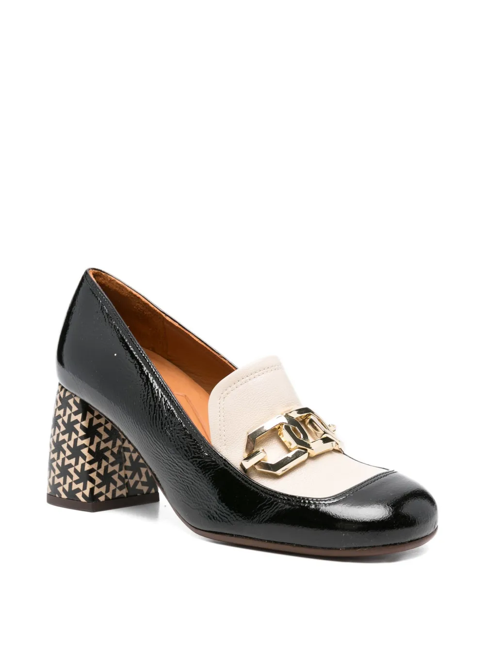 Chie Mihara 70mm Sybro panelled pumps Black