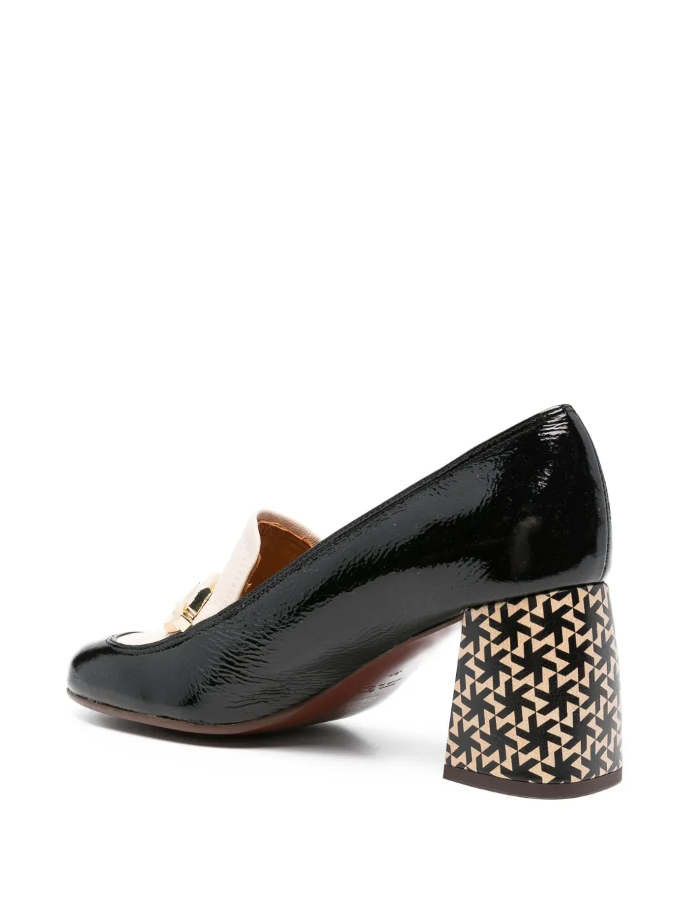 Chie Mihara 70mm Sybro panelled pumps Black