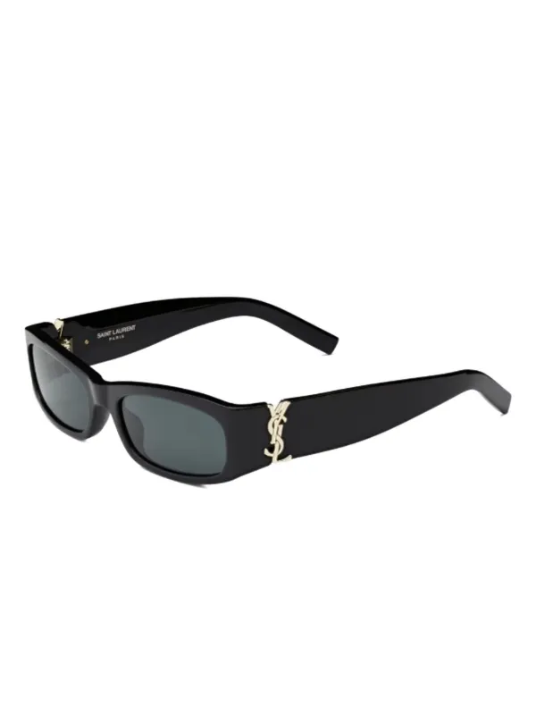 Saint Laurent Eyewear Óculos De Sol Retangular SL M152 Com Logo