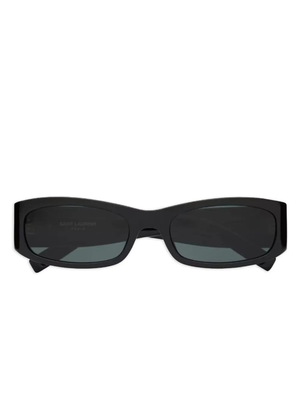 Saint Laurent Eyewear SL M152 zonnebril met rechthoekig montuur en logoplakkaat Zwart