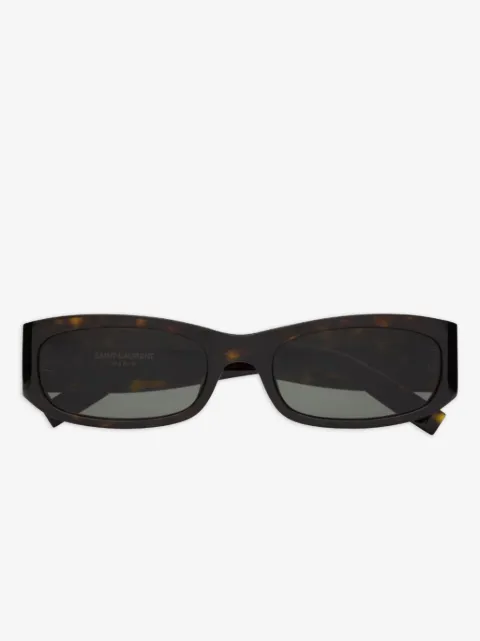Saint Laurent Eyewear lentes de sol SL M152 con armazón estilo carey