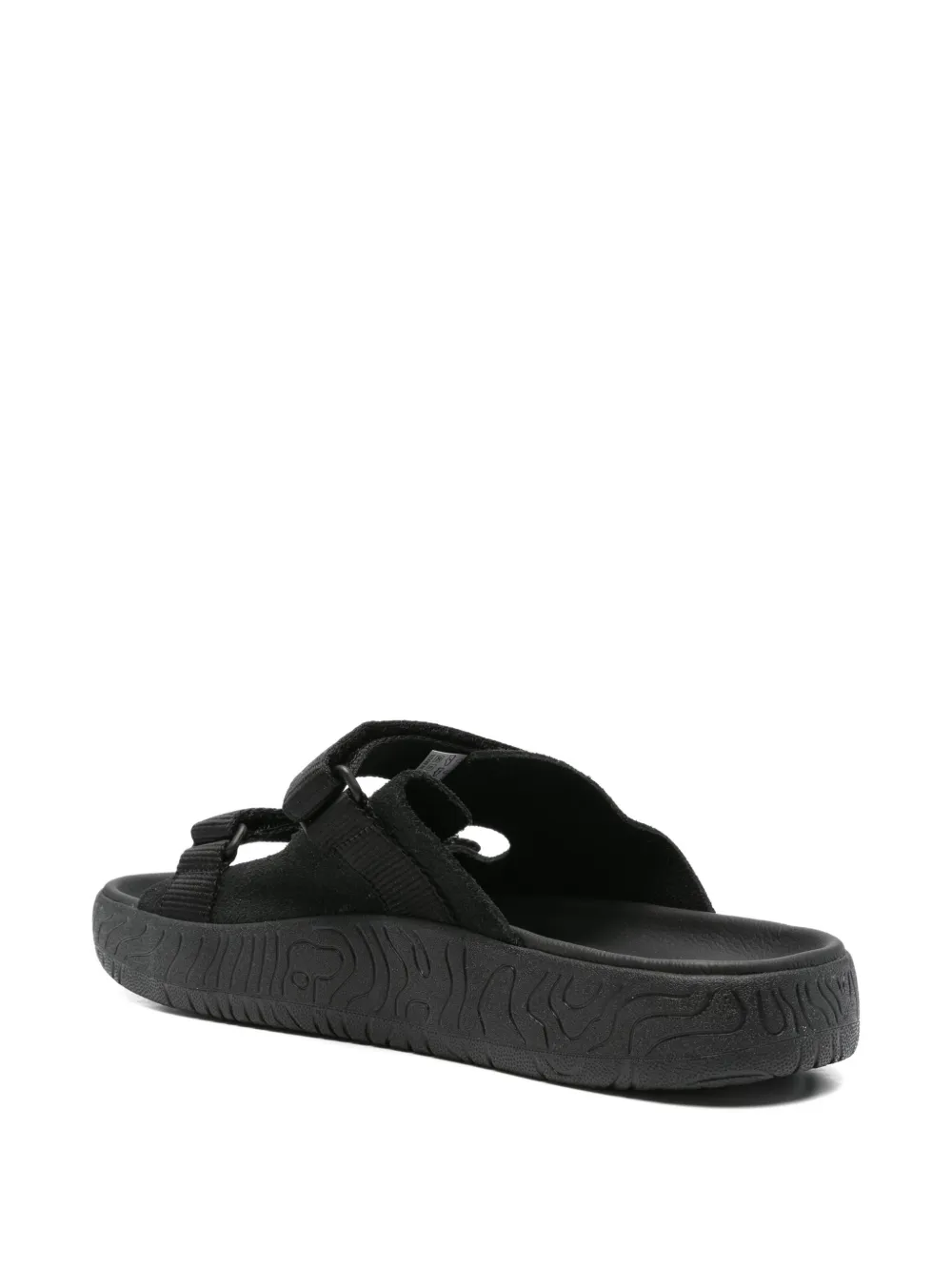 VEJA double-strap sandals Black