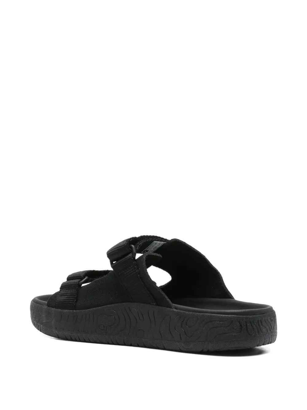 VEJA Arpoador double-strap suede sandals Black
