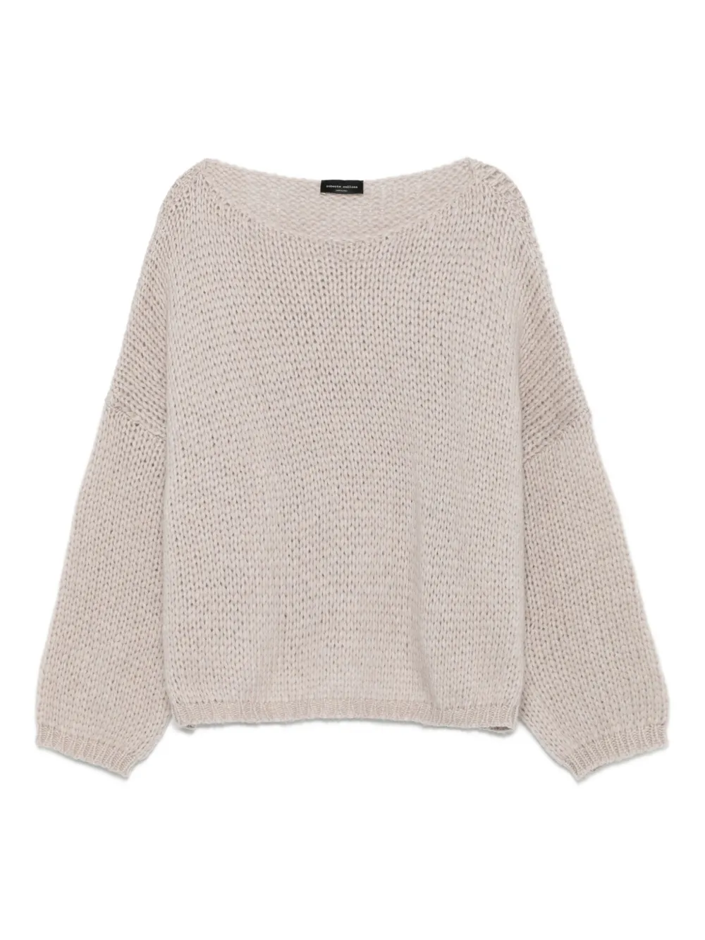 boat-neck sweater