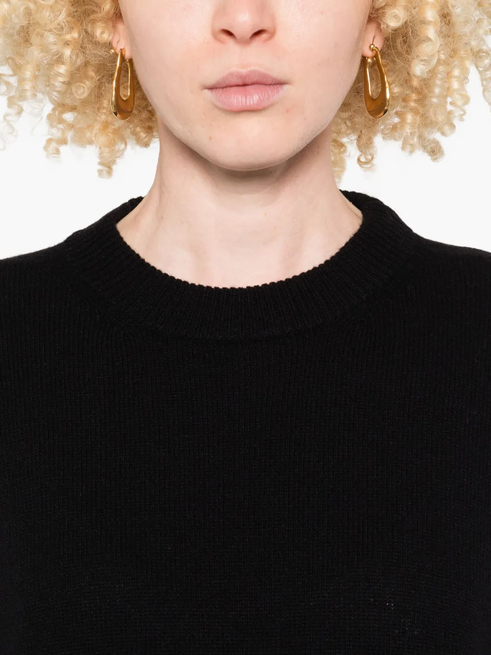 Roberto Collina Sweater met ronde hals Zwart