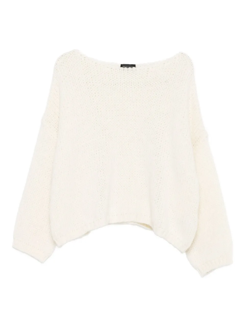 boat-neck sweater