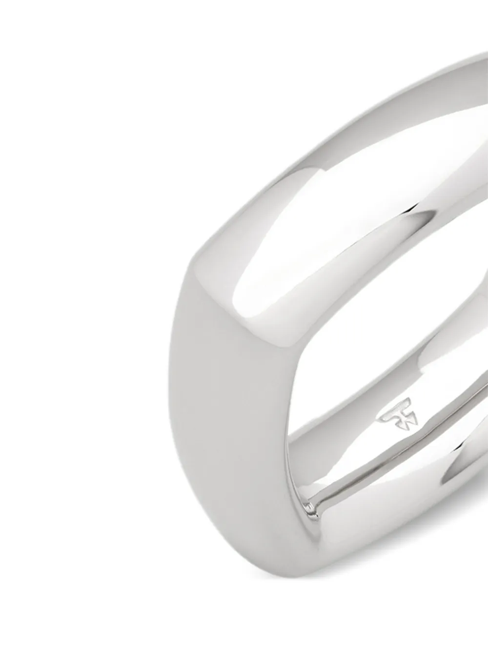  Tom Wood Square-shape Ring - Grey 