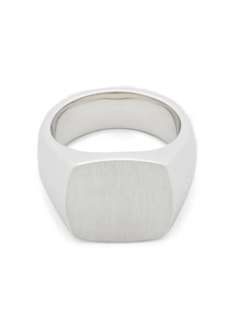 Tom Wood anillo de sello Cushion Satin