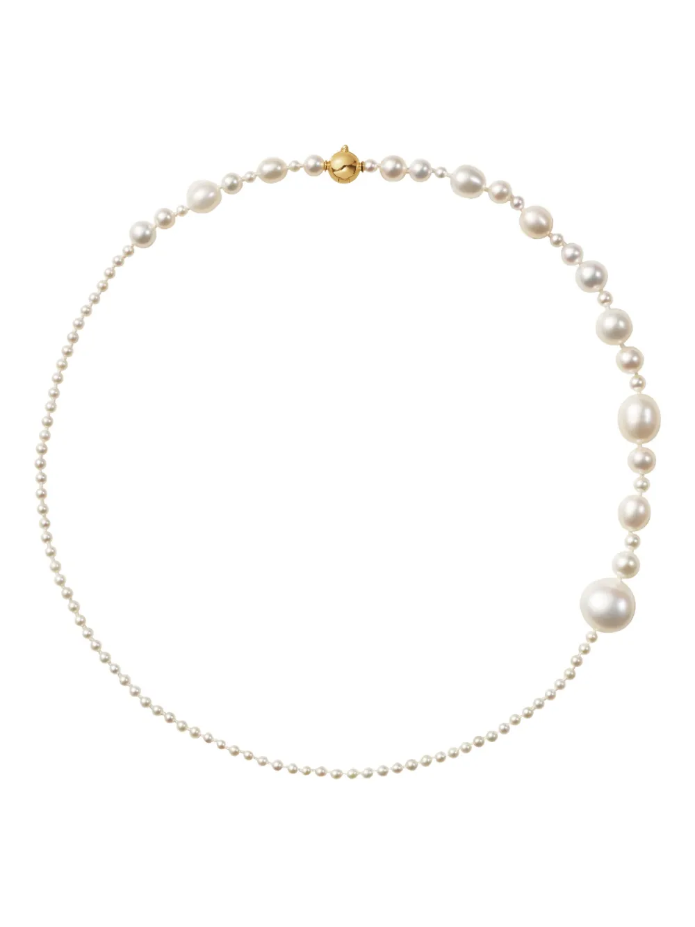Sophie Bille Brahe Amis Peggy フレッシュウォーターパール ネックレス 14Kイエローゴールド - Sophie Bille Brahe Amis Peggy フレッシュウォーターパール ネックレス 14Kイエローゴールド -