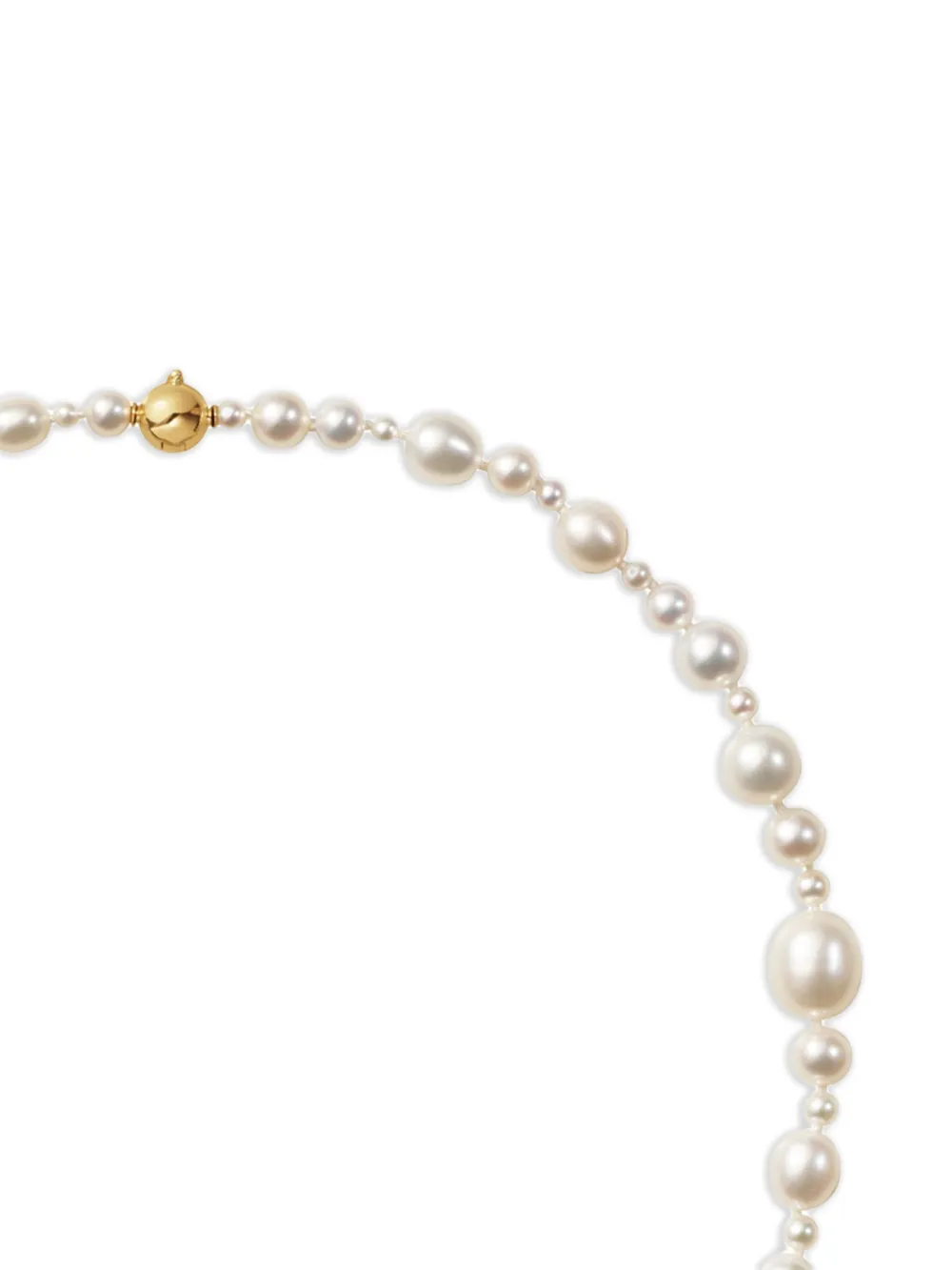 Sophie Bille Brahe 14K yellow gold Amis Peggy freshwater pearls necklace | Image 2